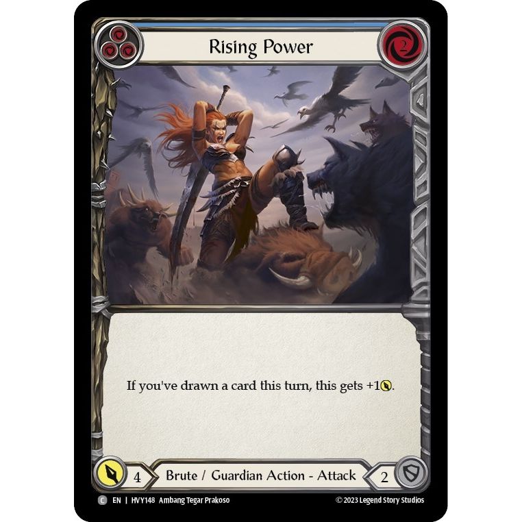 Image for Rising Power (Blue) (HVY148) (HVY) - Flesh and Blood TCG