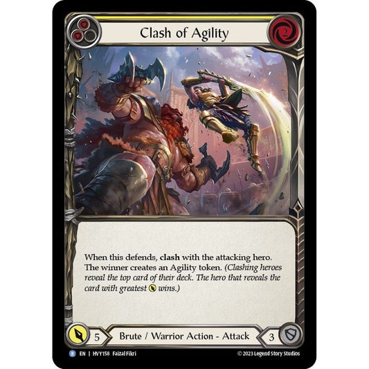 Image for Clash of Agility (Yellow) (HVY158) (HVY) - Flesh and Blood TCG