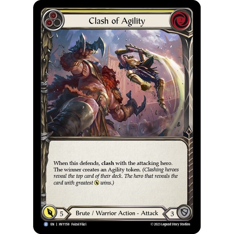 Image for Clash of Agility (Yellow) (HVY158) (HVY) - Flesh and Blood TCG