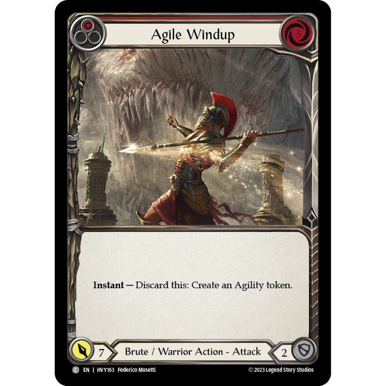 Image for Agile Windup (Red) (HVY163) (HVY) - Flesh and Blood TCG