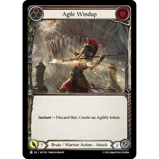 Image for Agile Windup (Red) (HVY163) (HVY) - Flesh and Blood TCG