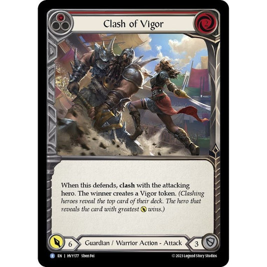 Image for Clash of Vigor (Red) (HVY177) (HVY) - Flesh and Blood TCG