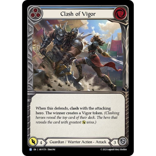 Image for Clash of Vigor (Blue) (HVY179) (HVY) - Flesh and Blood TCG