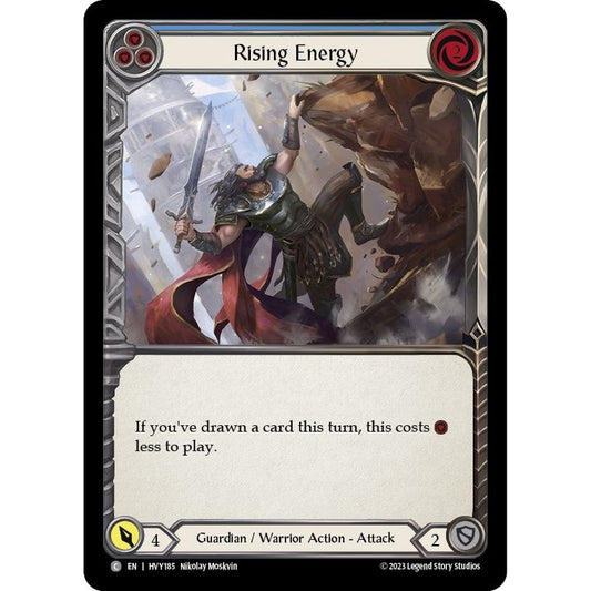 Image for Rising Energy (Blue) (HVY185) (HVY) - Flesh and Blood TCG