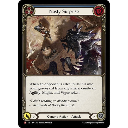 Image for Nasty Surprise (HVY207) (HVY) - Flesh and Blood TCG