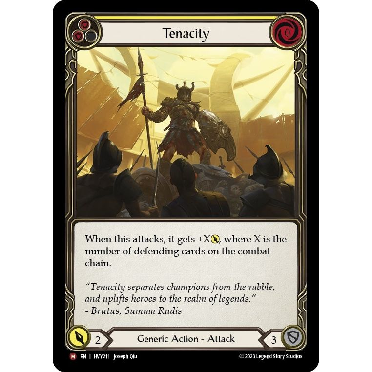 Image for Tenacity (HVY211) (HVY) - Flesh and Blood TCG