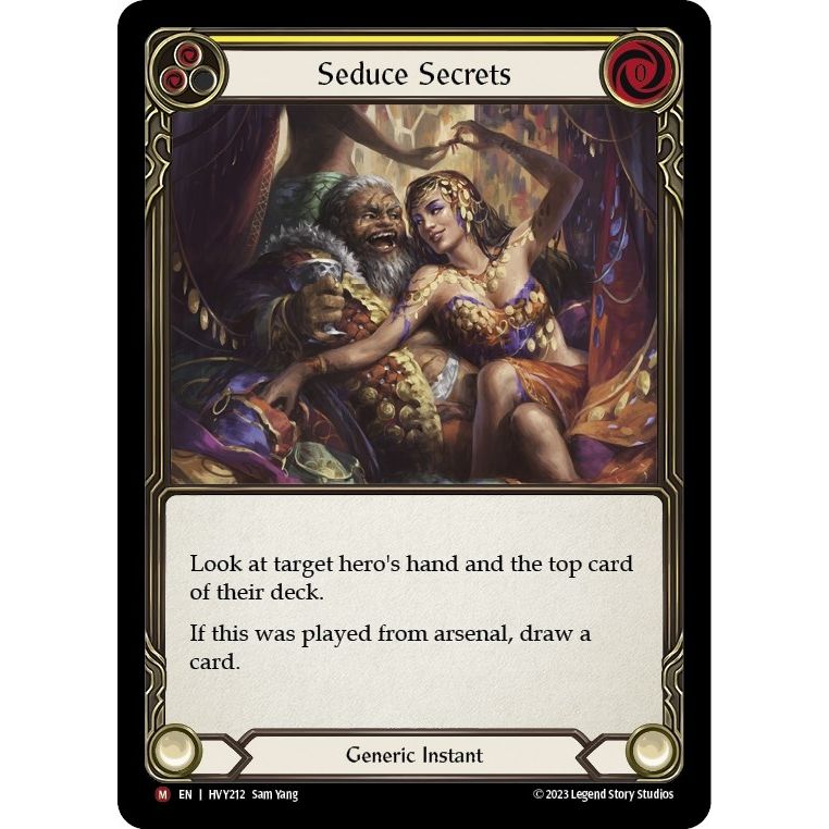 Image for Seduce Secrets (HVY212) (HVY) - Flesh and Blood TCG