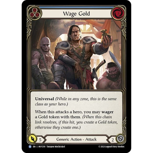 Image for Wage Gold (Blue) (HVY218) (HVY) - Flesh and Blood TCG