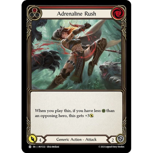 Image for Adrenaline Rush (Red) (HVY222) (HVY) - Flesh and Blood TCG