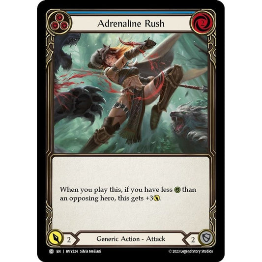 Image for Adrenaline Rush (Blue) (HVY224) (HVY) - Flesh and Blood TCG
