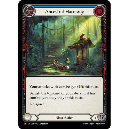 Image for Ancestral Harmony (HVY247) (HVY) - Flesh and Blood TCG