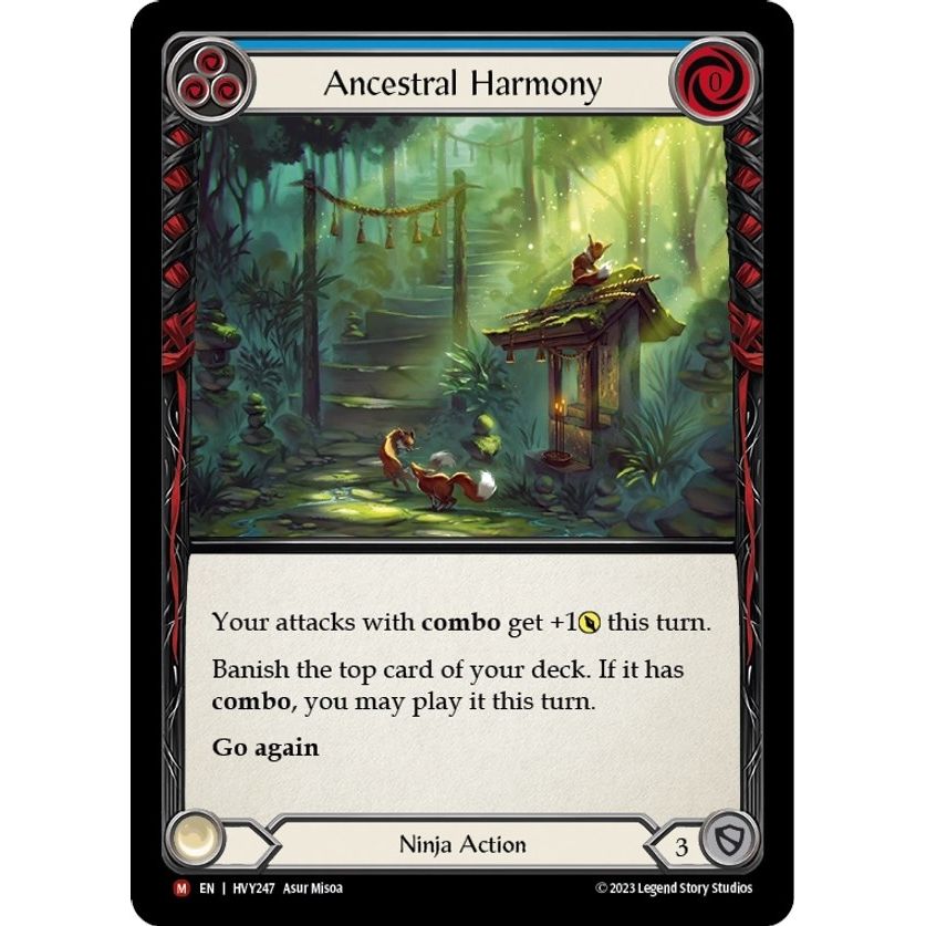 Image for Ancestral Harmony (HVY247) (HVY) - Flesh and Blood TCG