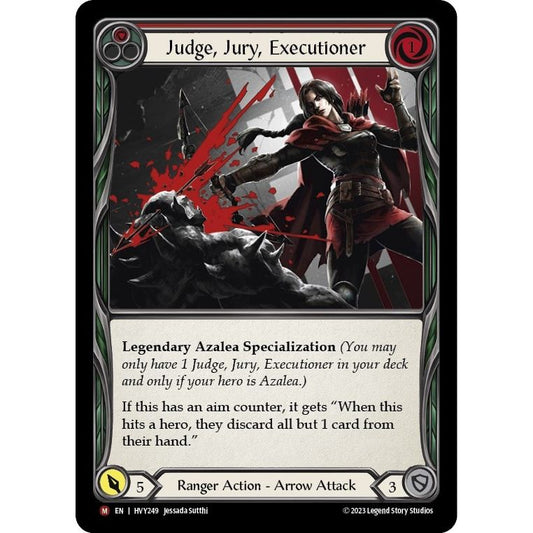 Image for Judge, Jury, Executioner (HVY249) (HVY) - Flesh and Blood TCG