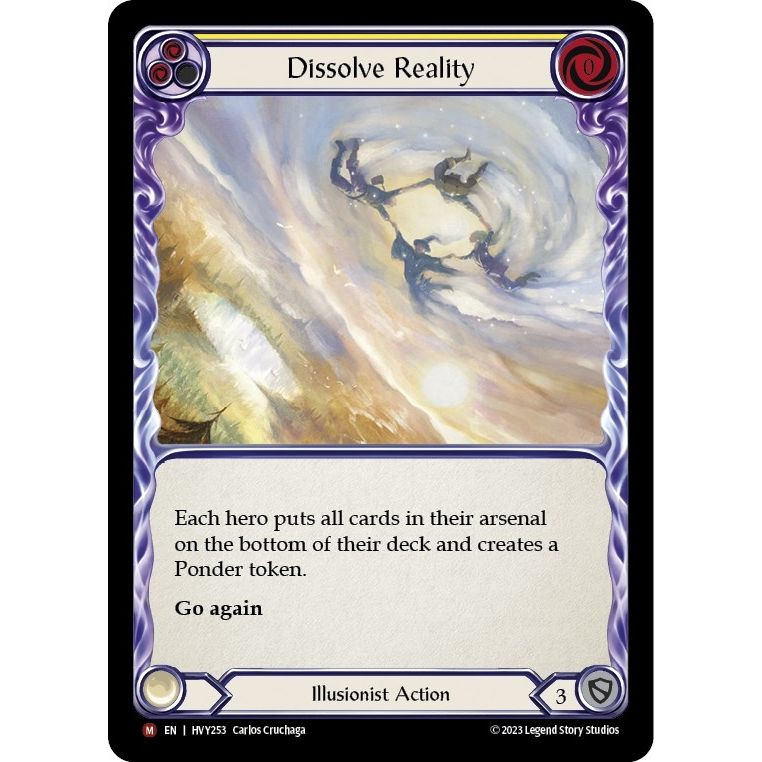 Image for Dissolve Reality (HVY253) (HVY) - Flesh and Blood TCG