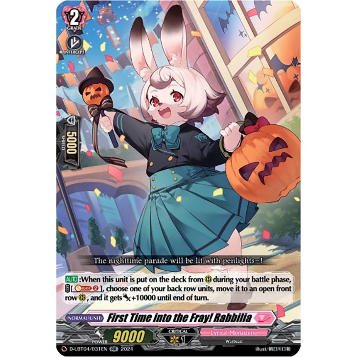 Image for First Time into the Fray! Rabbilia (D-LBT04/031EN) (D-LBT04) - Cardfight Vanguard