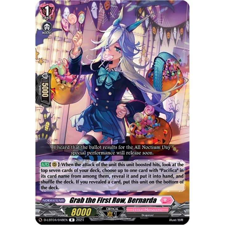 Image for Grab the First Row, Bernarda (D-LBT04/048EN) (D-LBT04) - Cardfight Vanguard