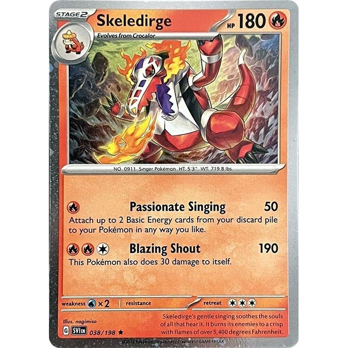 Image for Skeledirge - 038/198 (Cosmos Holo) (038/198) (MCAP) - Pokemon