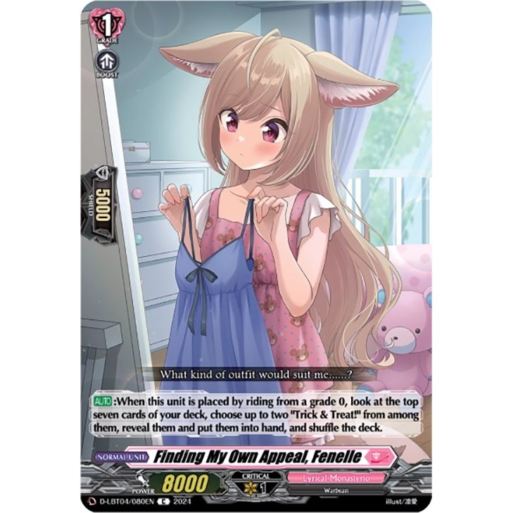 Image for Finding My Own Appeal, Fenelle (D-LBT04/080EN) (D-LBT04) - Cardfight Vanguard