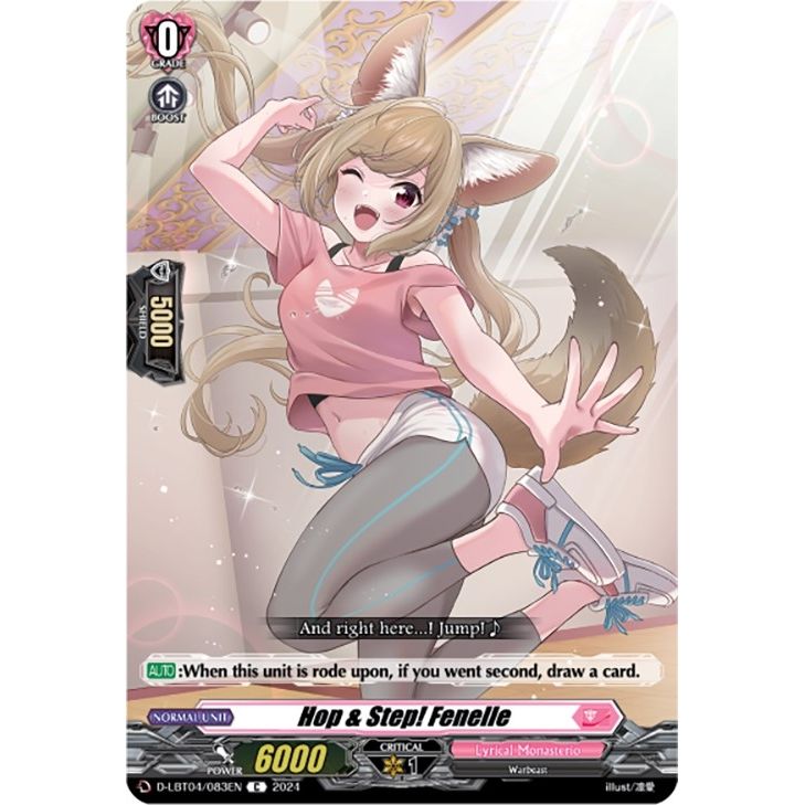 Image for Hop & Step! Fenelle (D-LBT04/083EN) (D-LBT04) - Cardfight Vanguard