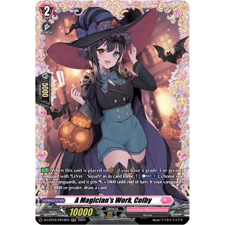 Image for A Magician's Work, Colby (FR) (D-LBT04/FR10EN) (D-LBT04) - Cardfight Vanguard