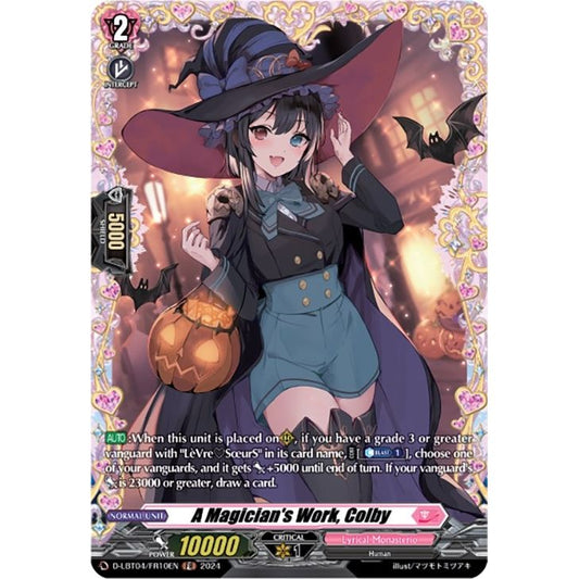Image for A Magician's Work, Colby (FR) (D-LBT04/FR10EN) (D-LBT04) - Cardfight Vanguard
