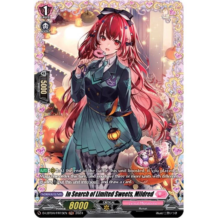 Image for In Search of Limited Sweets, Mildred (FR) (D-LBT04/FR15EN) (D-LBT04) - Cardfight Vanguard