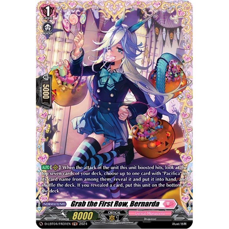 Image for Grab the First Row, Bernarda (FR) (D-LBT04/FR31EN) (D-LBT04) - Cardfight Vanguard