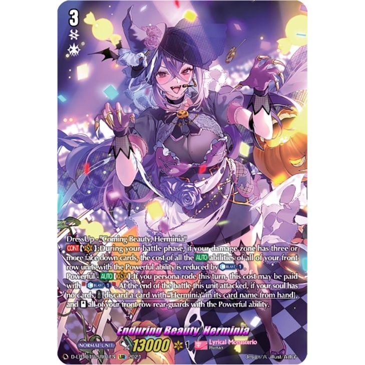 Image for Enduring Beauty, Herminia (LSR) (D-LBT04/LSR01EN) (D-LBT04) - Cardfight Vanguard