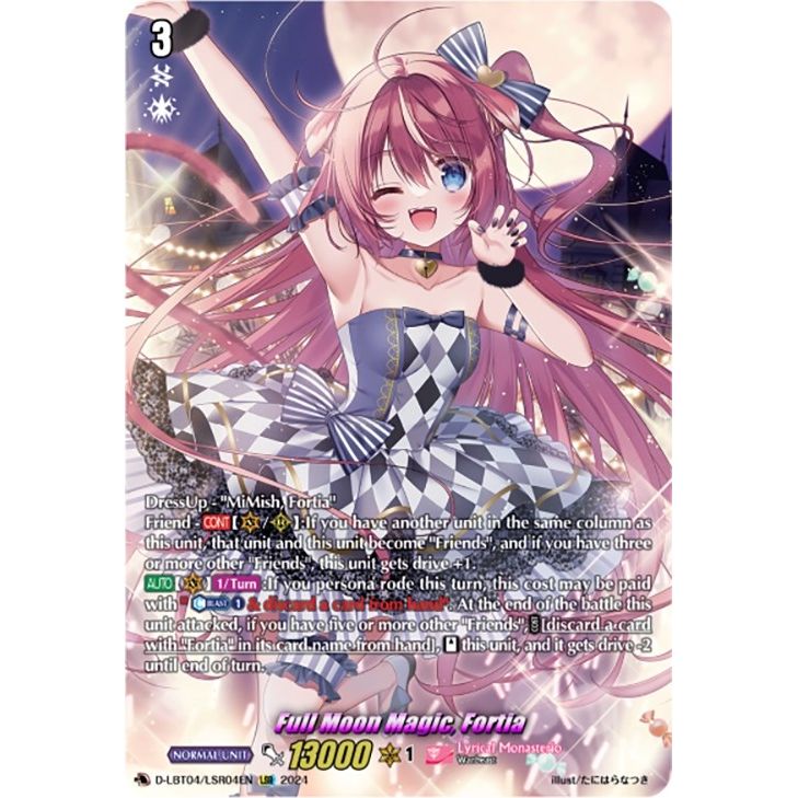 Image for Full Moon Magic, Fortia (LSR) (D-LBT04/LSR04EN) (D-LBT04) - Cardfight Vanguard