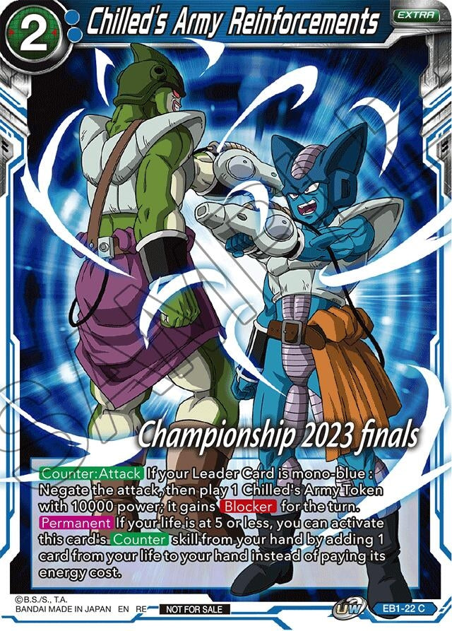 Image for Chilled's Army Reinforcements (2023 Championship Finals Celebration Pack) (EB1-22) (TPR) - Dragon Ball Super: Masters