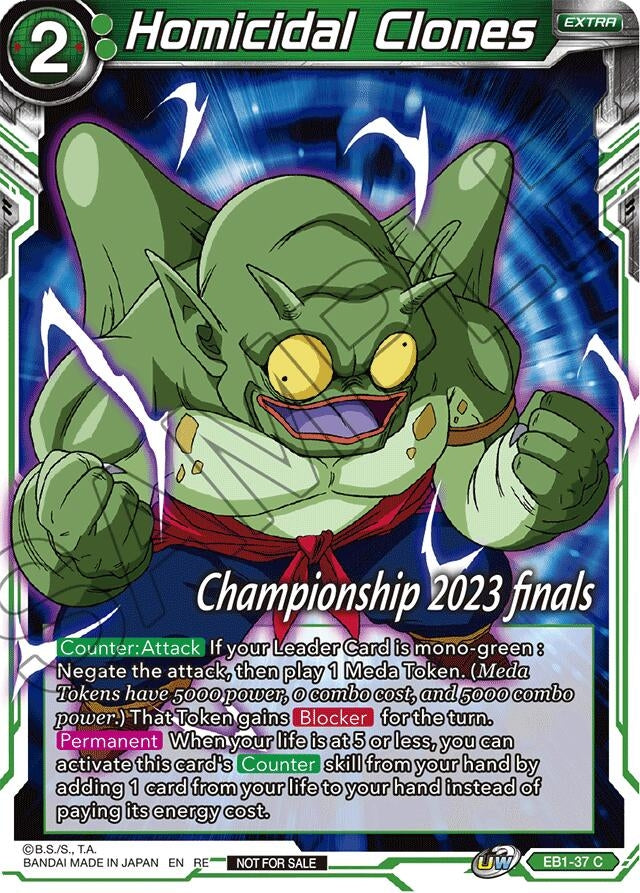 Image for Homicidal Clones (2023 Championship Finals Celebration Pack) (EB1-37) (TPR) - Dragon Ball Super: Masters