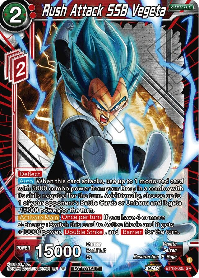Image for Rush Attack SSB Vegeta (2023 Championship Finals Zenkai Premium Pack) (BT18-005) (TPR) - Dragon Ball Super: Masters