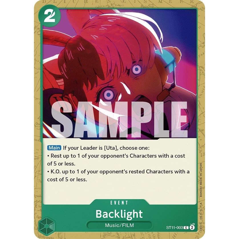 Image for Backlight (ST11-003) (ST-11) - One Piece Card Game
