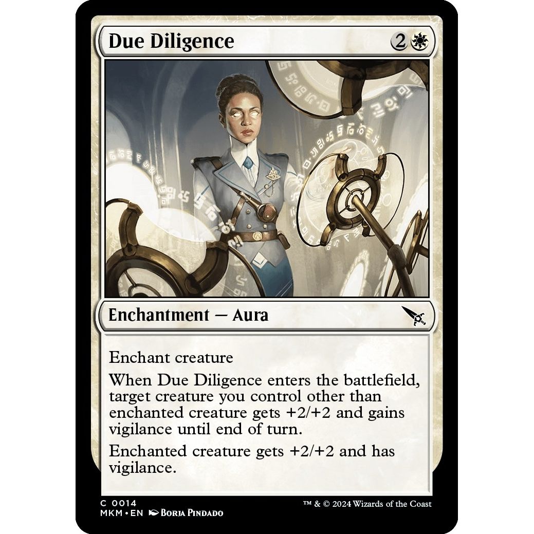 Image for Due Diligence (14) (MKM) - Magic: The Gathering