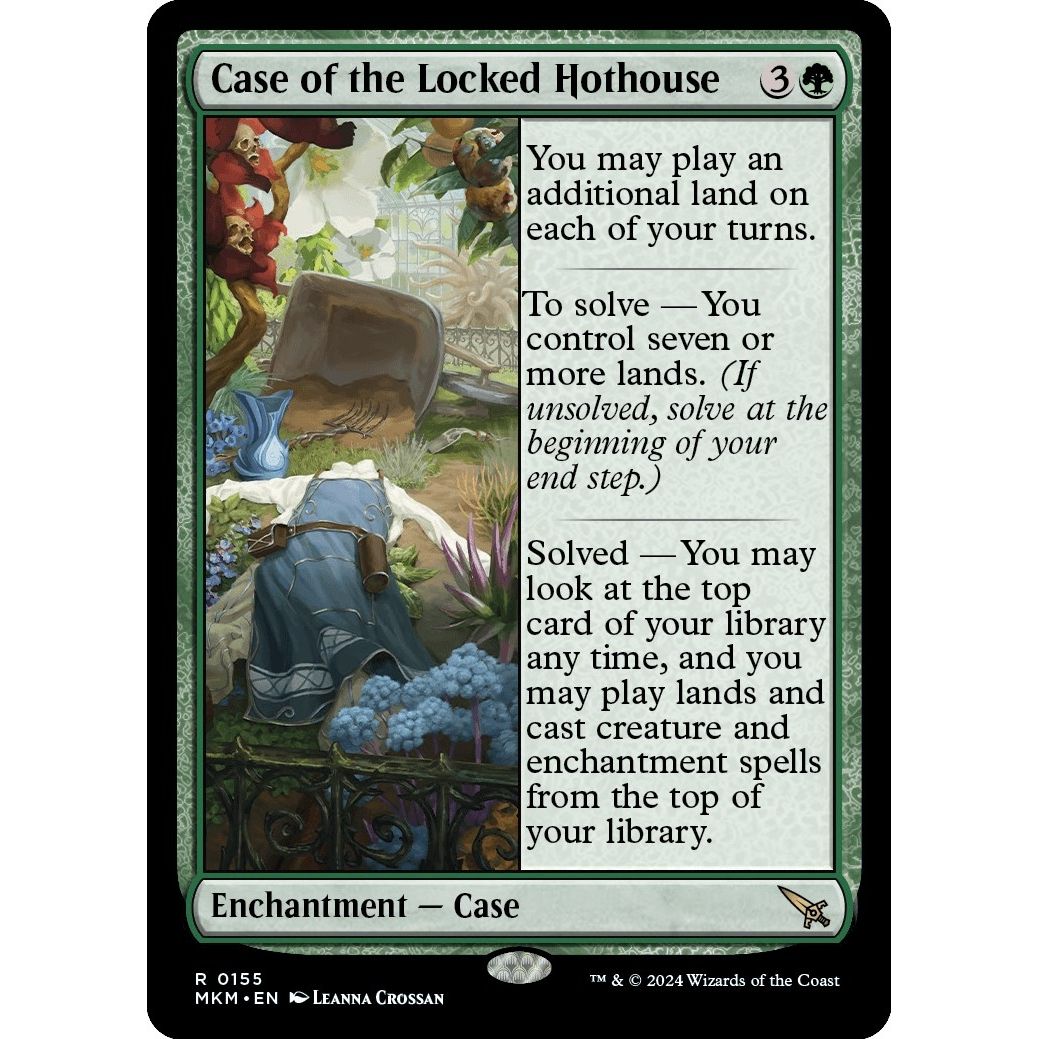 Image for Case of the Locked Hothouse (155) (MKM) - Magic: The Gathering