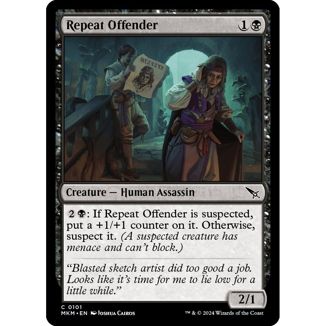 Image for Repeat Offender (101) (MKM) - Magic: The Gathering
