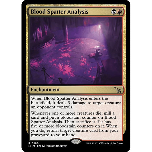 Image for Blood Spatter Analysis (189) (MKM) - Magic: The Gathering