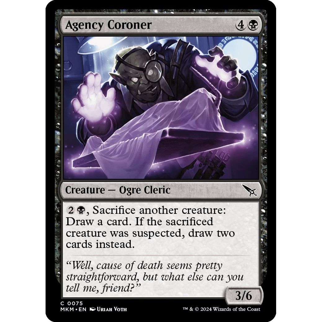 Image for Agency Coroner (75) (MKM) - Magic: The Gathering