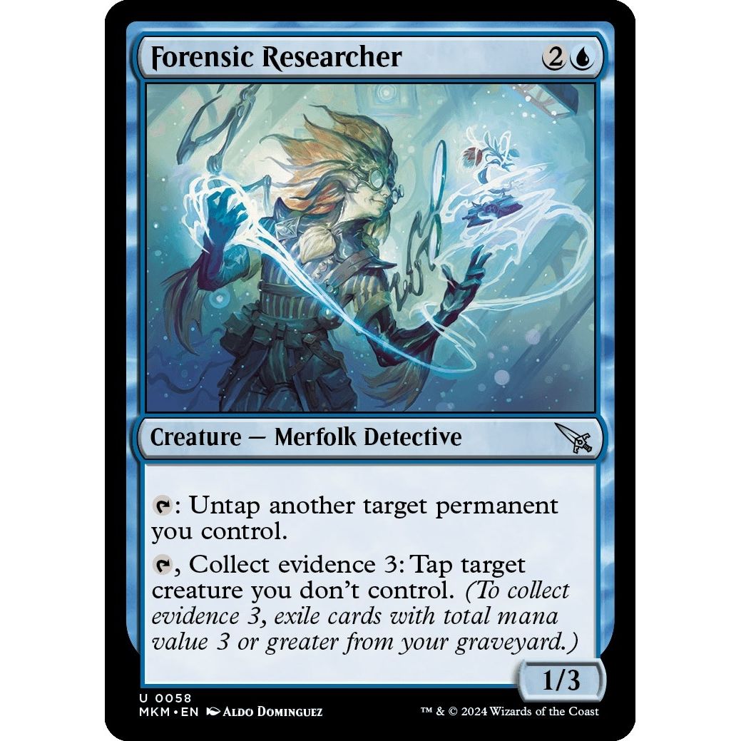 Image for Forensic Researcher (58) (MKM) - Magic: The Gathering