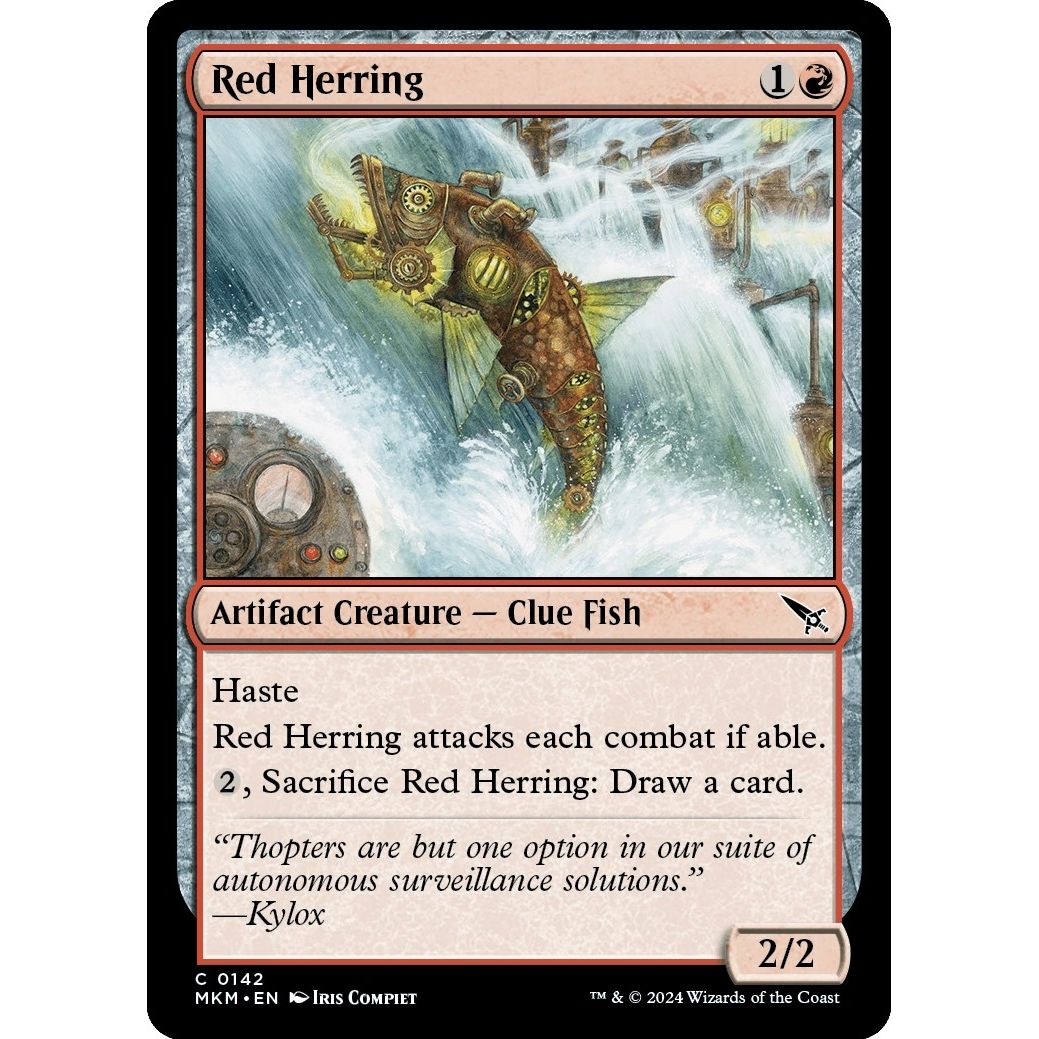 Image for Red Herring (142) (MKM) - Magic: The Gathering