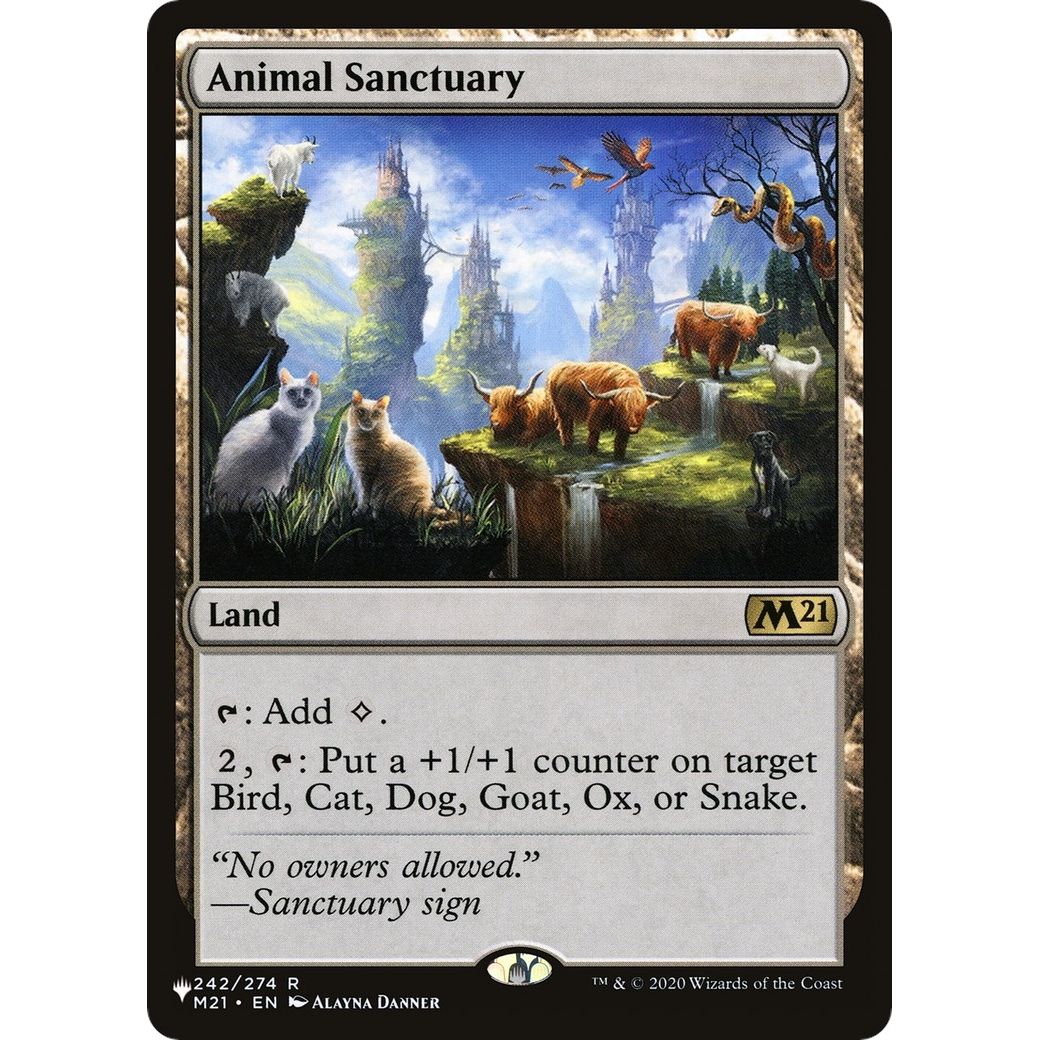 Image for Animal Sanctuary (242/274) (LIST) - Magic: The Gathering