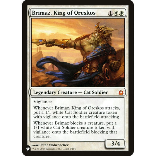 Image for Brimaz, King of Oreskos (5/165) (LIST) - Magic: The Gathering
