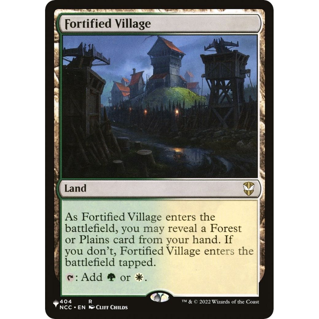 Image for Fortified Village (404/093) (LIST) - Magic: The Gathering