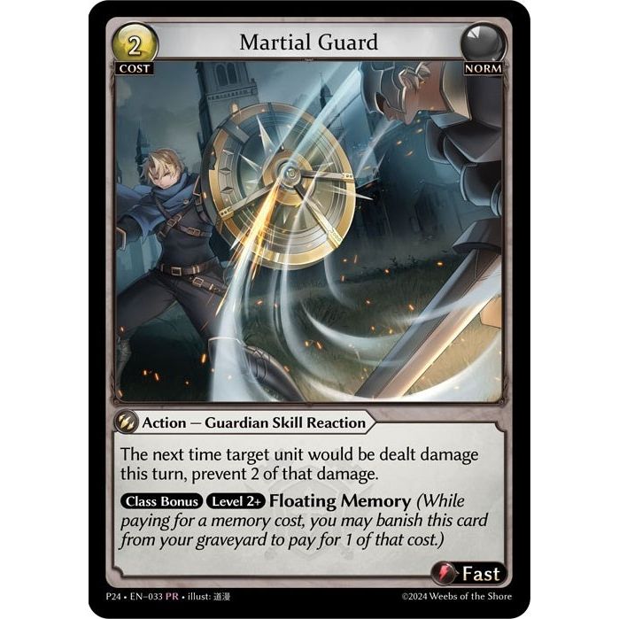 Image for Martial Guard (033) (P) - Grand Archive TCG