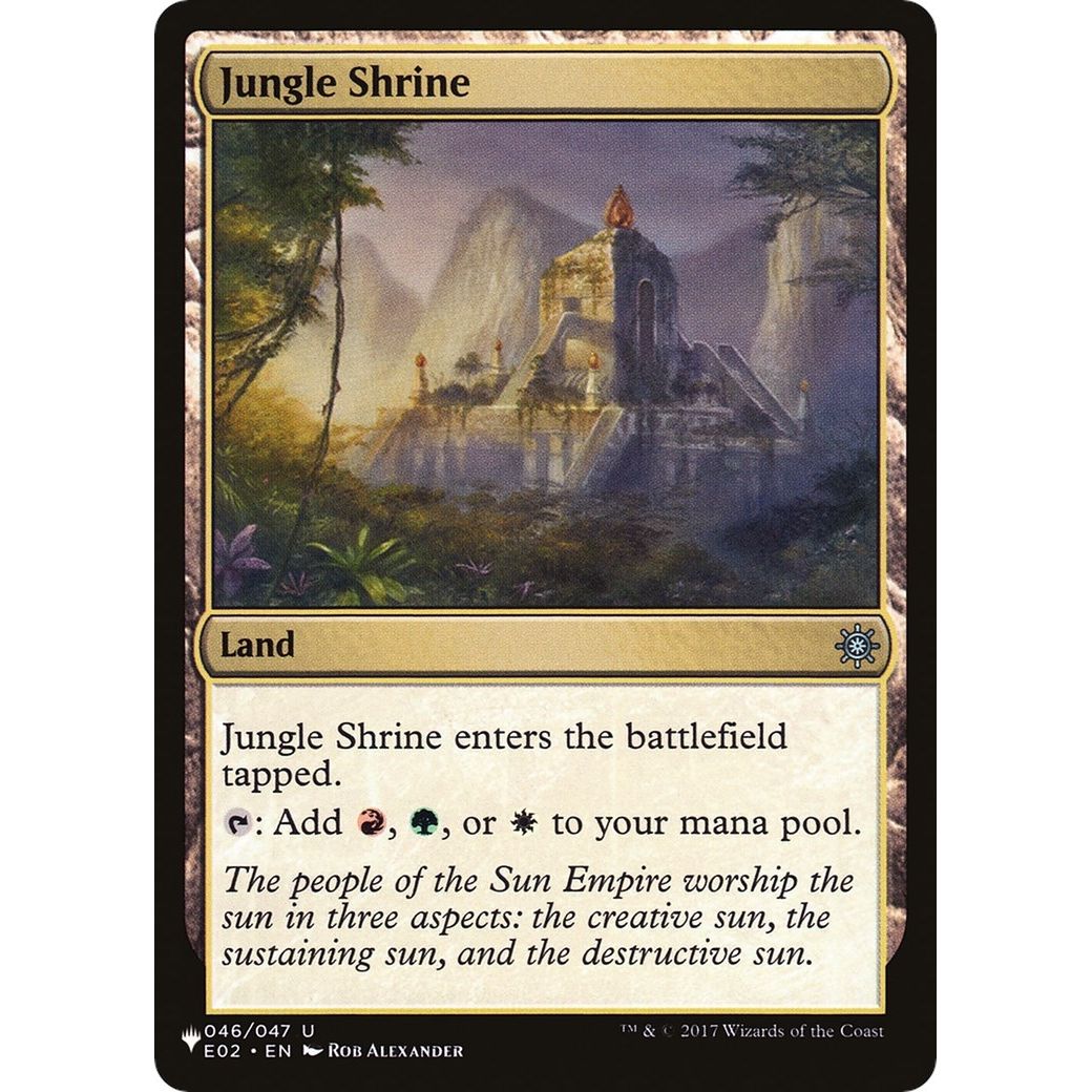 Image for Jungle Shrine (E02) (046/047) (LIST) - Magic: The Gathering