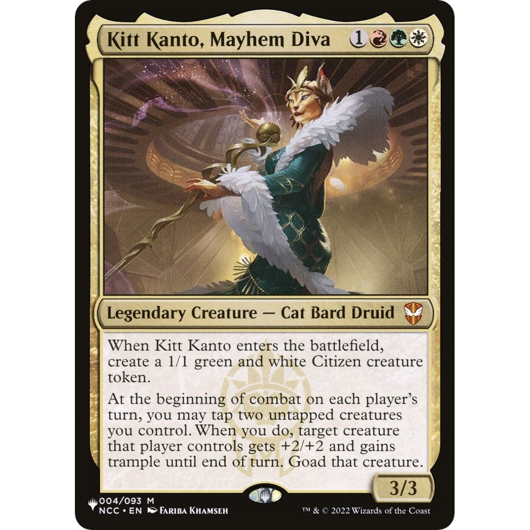 Image for Kitt Kanto, Mayhem Diva (004/093) (LIST) - Magic: The Gathering