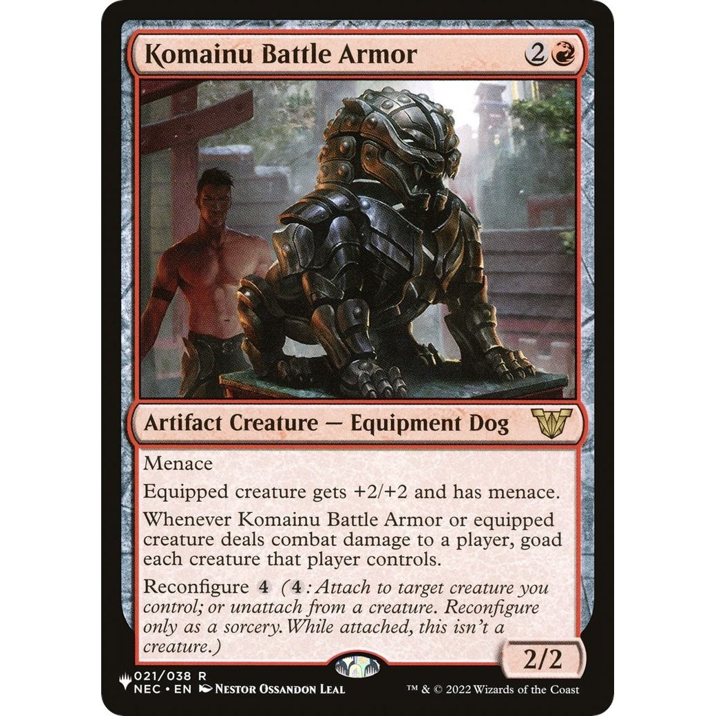 Image for Komainu Battle Armor (021/038) (LIST) - Magic: The Gathering