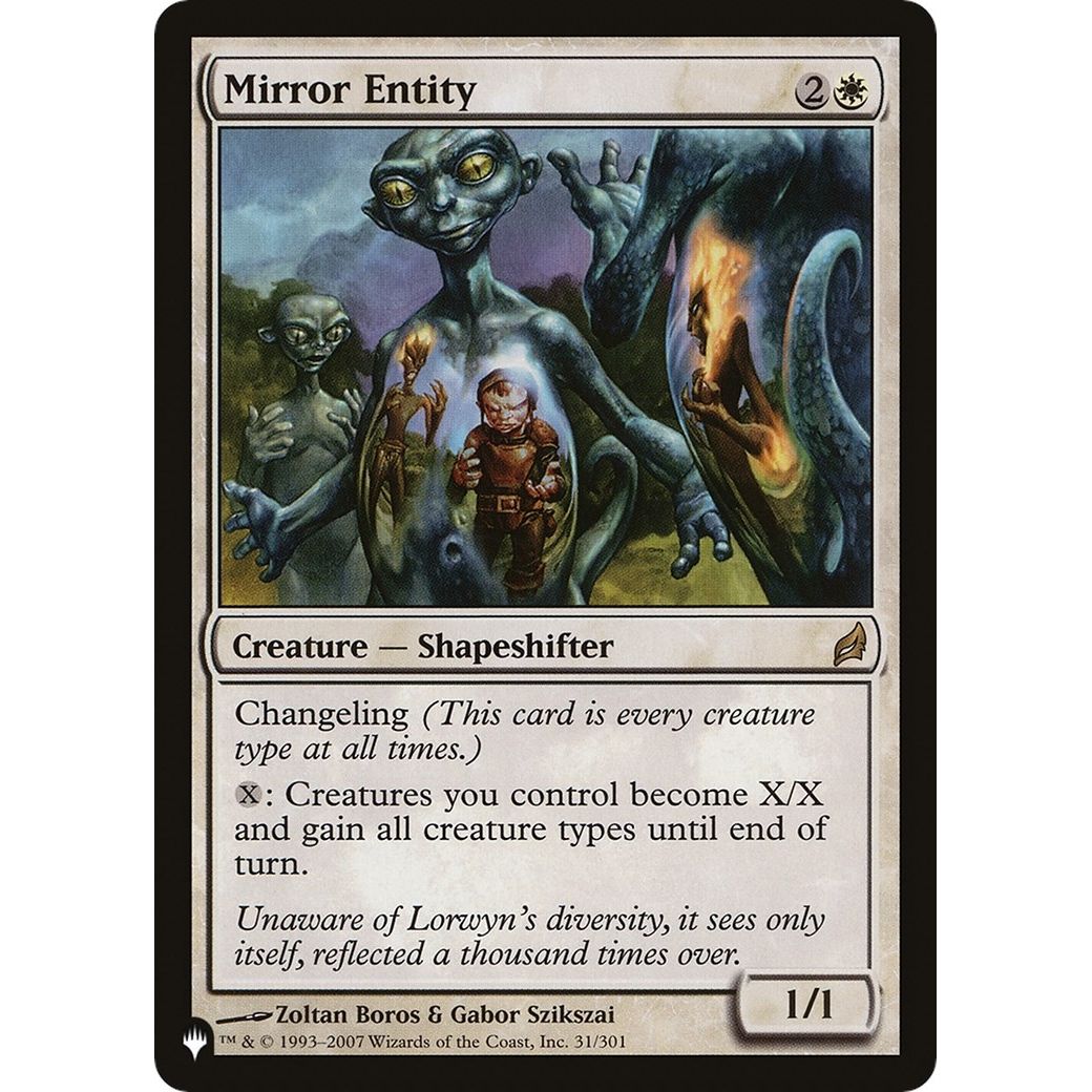 Image for Mirror Entity (LRW) (31/301) (LIST) - Magic: The Gathering