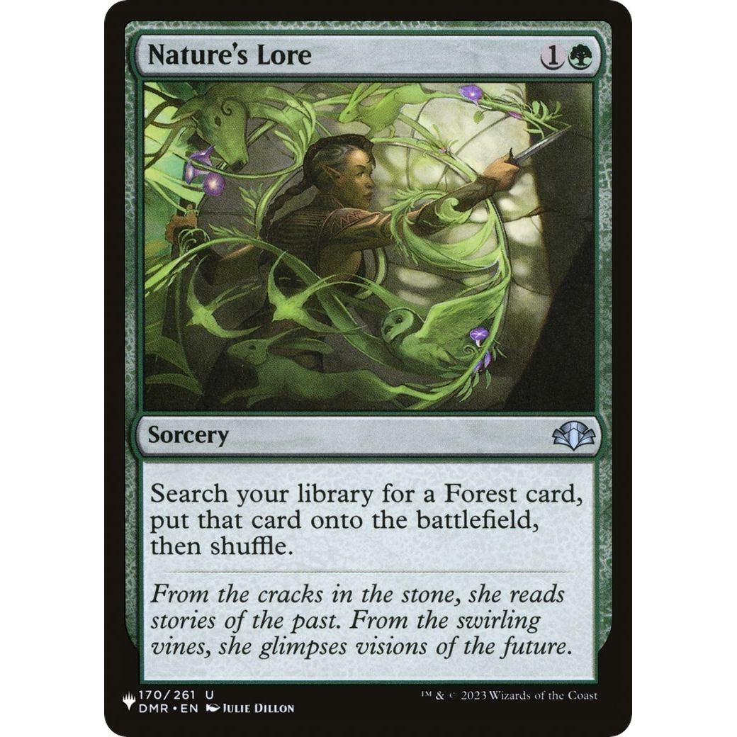 Image for Nature's Lore (DMR) (170/261) (LIST) - Magic: The Gathering