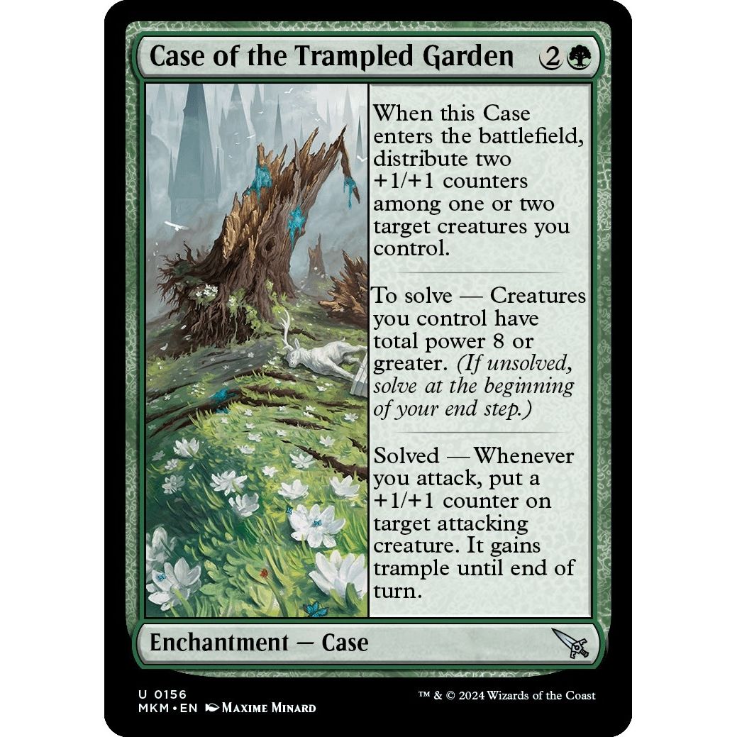 Image for Case of the Trampled Garden (156) (MKM) - Magic: The Gathering